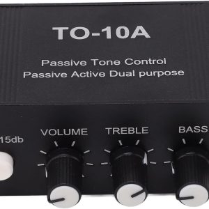 Mini preamplificatore audio stereo Piccolo amplificatore per cuffie Treble Bass Controllo del volume Preamplificatore NE5532 con uscita ingresso RCA da 3,5 mm